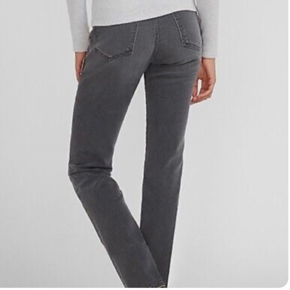 Express Super High Waisted Beaded Side Slim Jeans - Picture 4 of 9